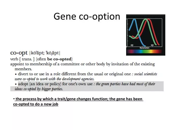 gene co option