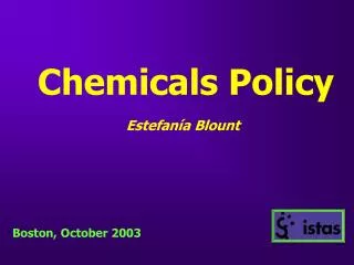 Chemicals Policy