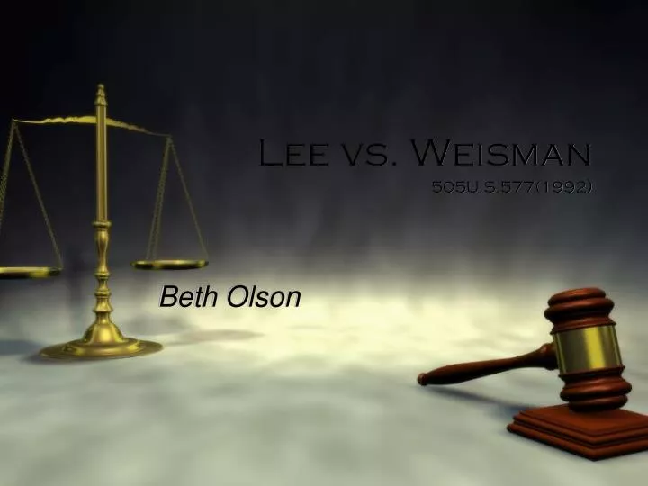 lee vs weisman 505u s 577 1992