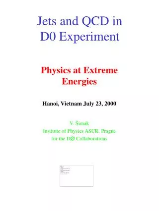 Jets and QCD in D0 Experiment