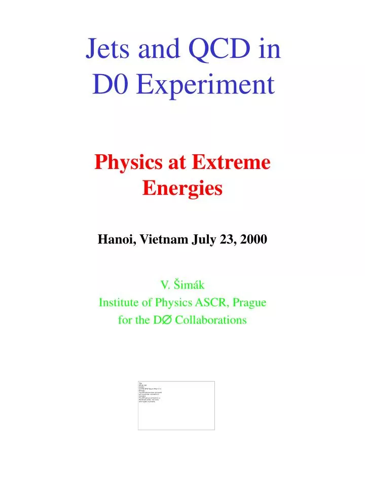 jets and qcd in d0 experiment