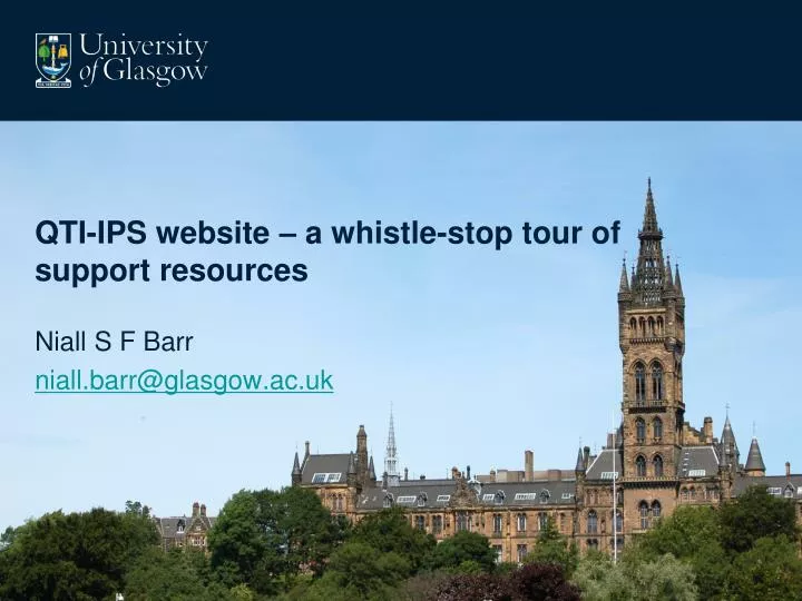 qti ips website a whistle stop tour of support resources