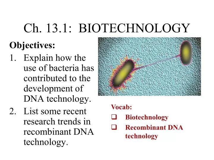 ch 13 1 biotechnology