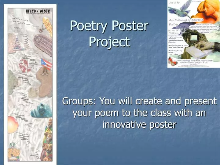 poetry poster project