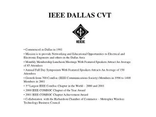 IEEE DALLAS CVT