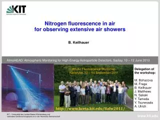 Nitrogen fluorescence in air for observing extensive air showers