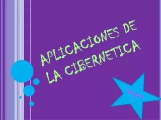 aplicaciones de la cibernetica