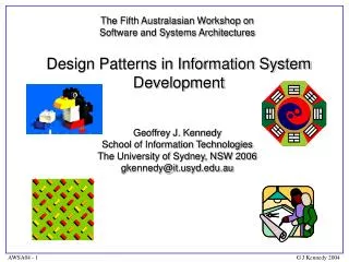 Design Patterns in Information System Development