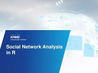 Social Network Analysis in R
