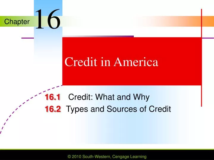credit in america
