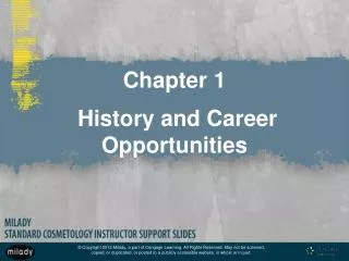 Chapter 1 History and Career Opportunities