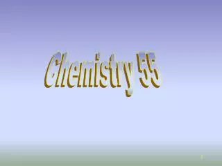 Chemistry 55
