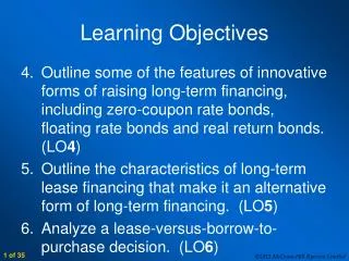 Learning Objectives