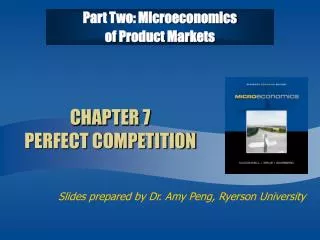 CHAPTER 7 PERFECT COMPETITION