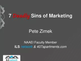7 Deadly Sins of Marketing