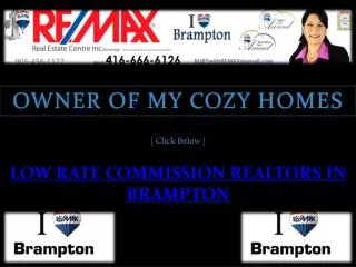 Low Rate Commission Realtors in Brampton