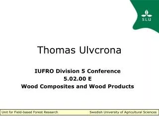 Thomas Ulvcrona