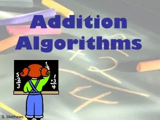 Addition Algorithms