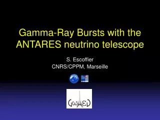 Gamma-Ray Bursts with the ANTARES neutrino telescope