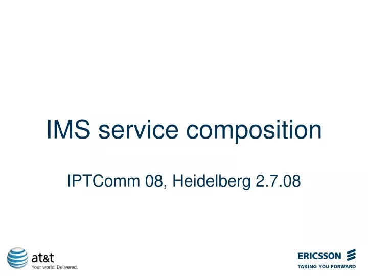 ims service composition