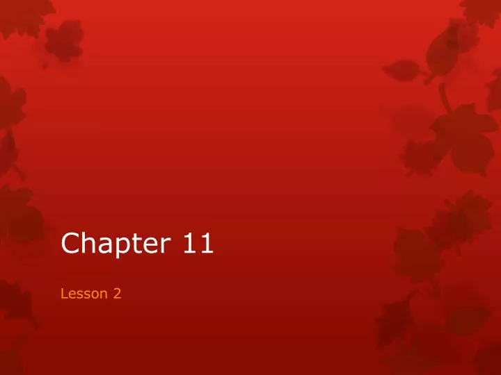 chapter 11