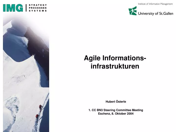 agile informations infrastrukturen
