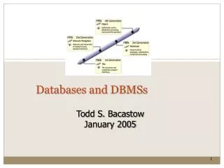 Databases and DBMSs