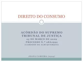 direito do consumo
