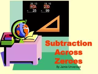 subtraction across zeroes