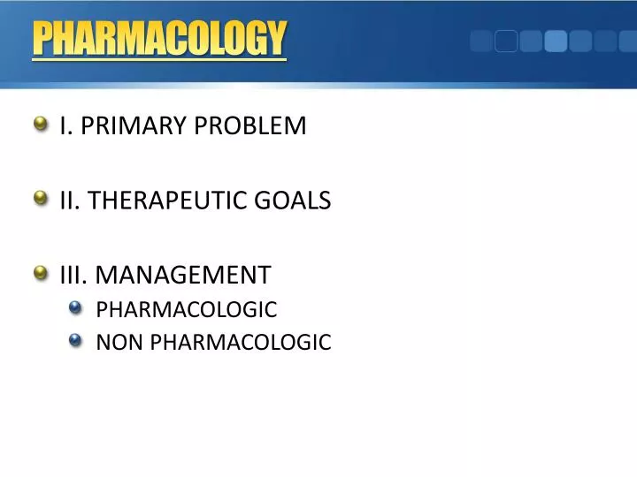 pharmacology