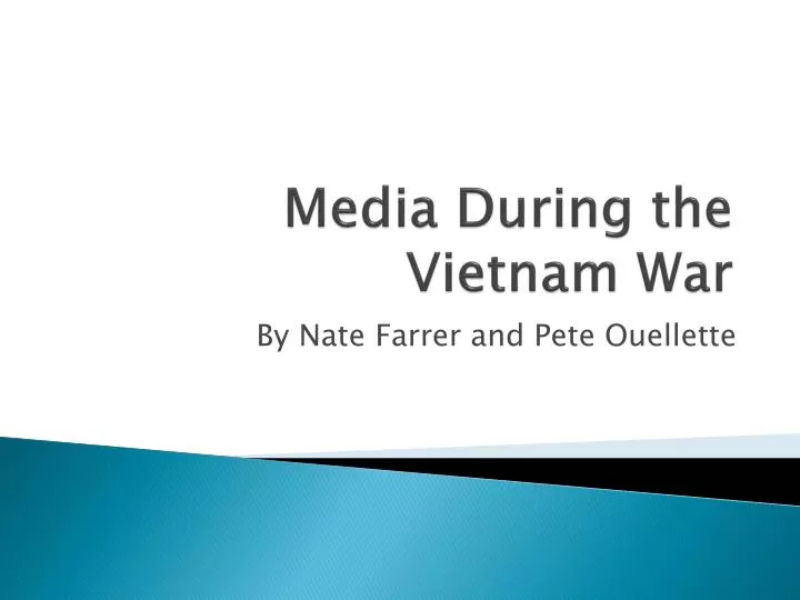 media during the vietnam war