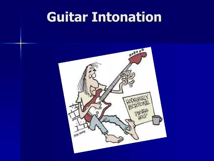 guitar intonation