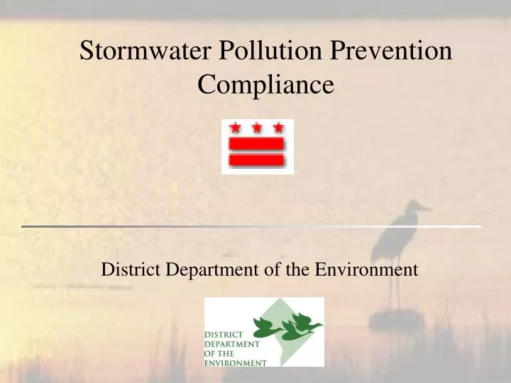 stormwater pollution prevention compliance