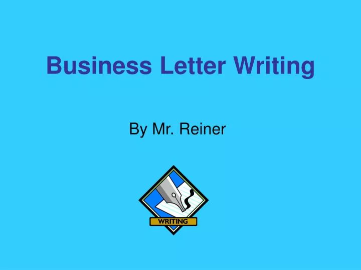 business letter writing