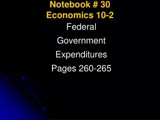 Notebook # 30 Economics 10-2