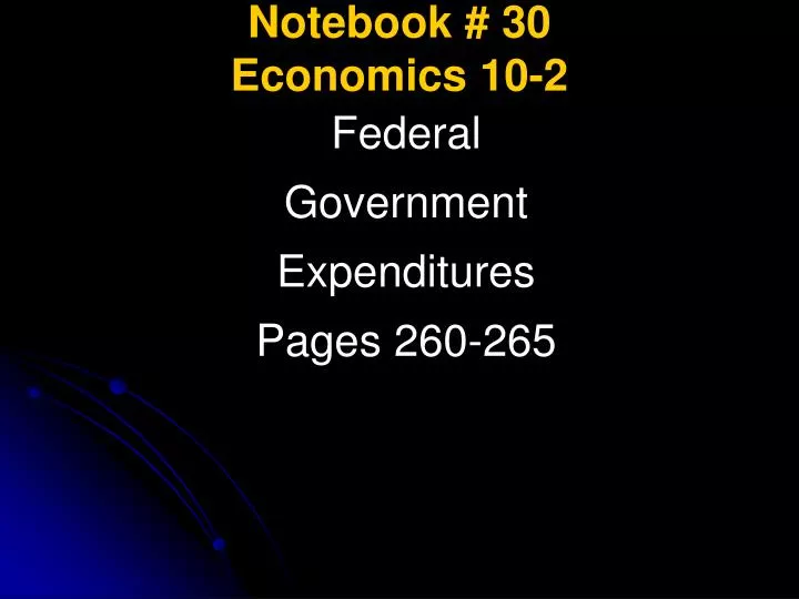 notebook 30 economics 10 2