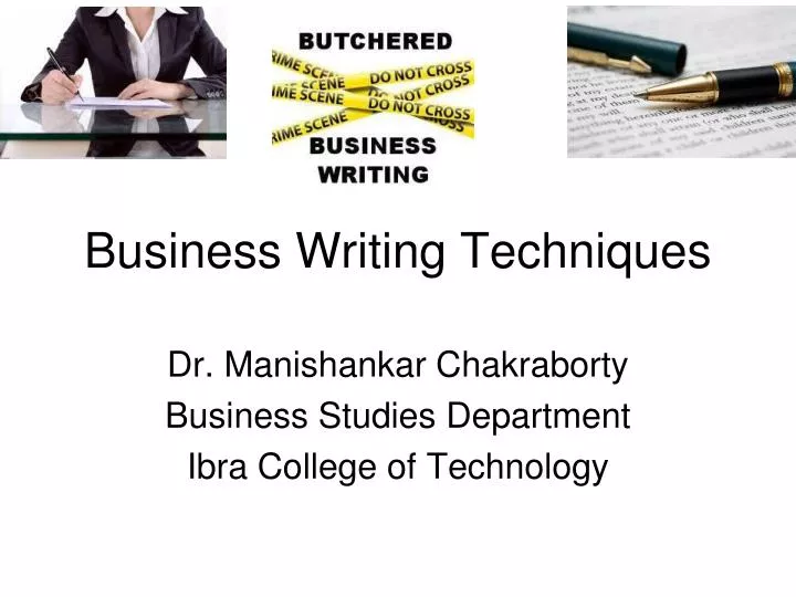 business writing techniques