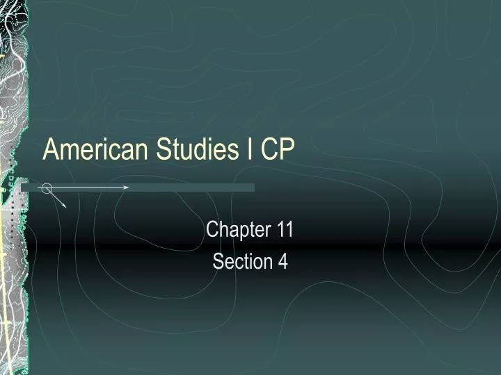 american studies i cp