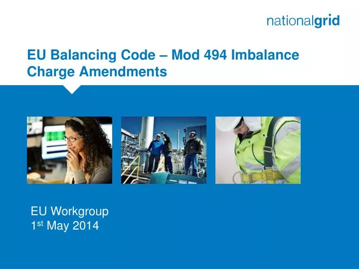 eu balancing code mod 494 imbalance charge amendments