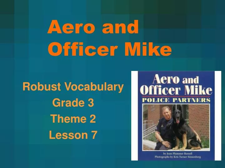 aero and officer mike