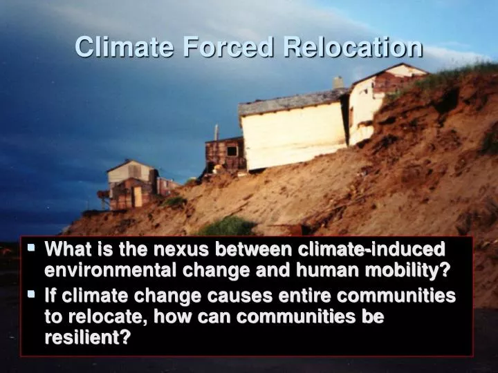 climate forced relocation