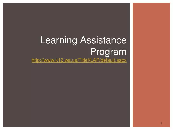 learning assistance program http www k12 wa us titlei lap default aspx