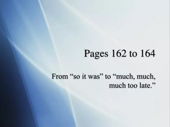 pages 162 to 164