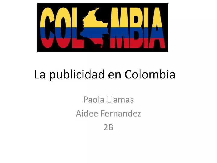 la publicidad en colombia