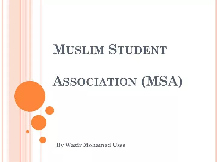muslim student association msa