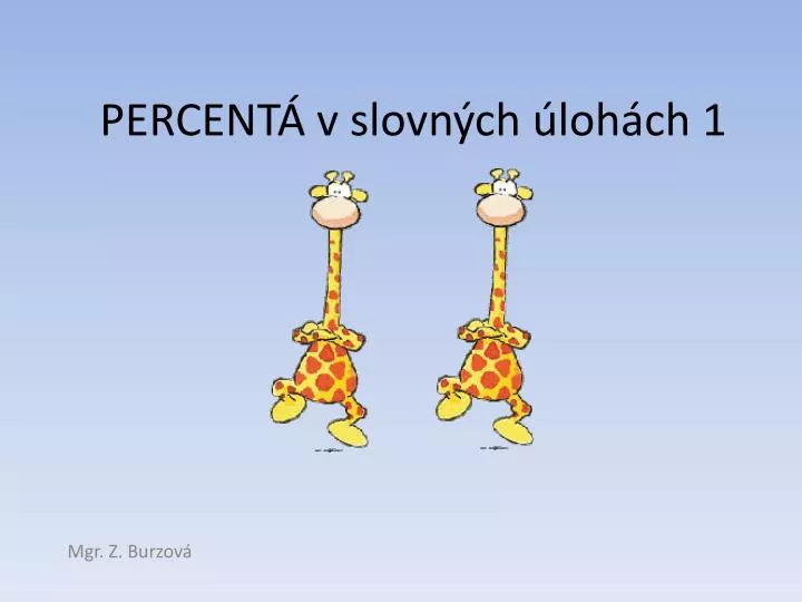 percent v slovn ch loh ch 1