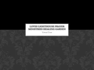 Loves Lighthouse Prayer Ministries Healing Garden