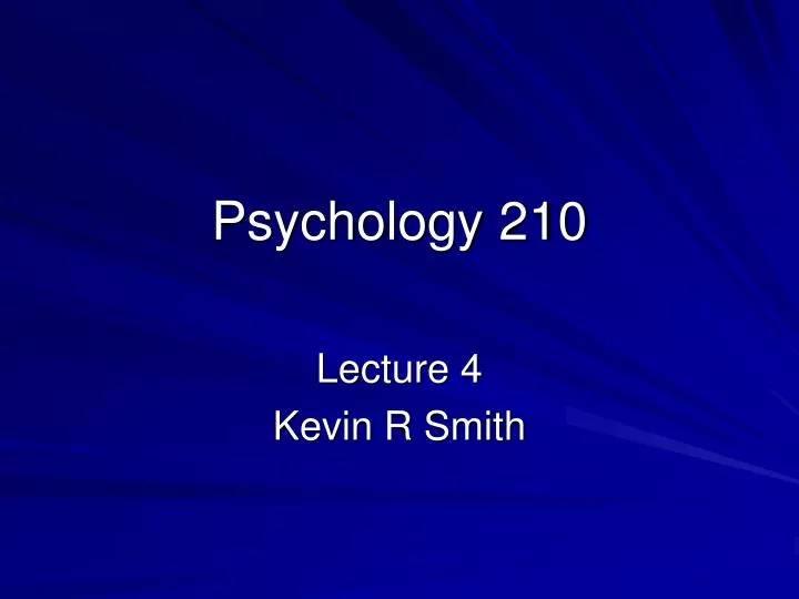 psychology 210