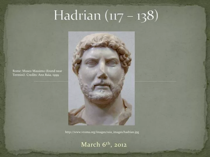 hadrian 117 138