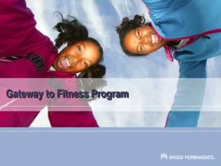 Gateway to Fitness Program